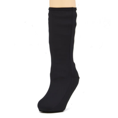 Stylish and comfortable black leg cast cover.