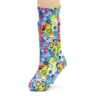 Stylish and comfortable colorful leg cast cover.